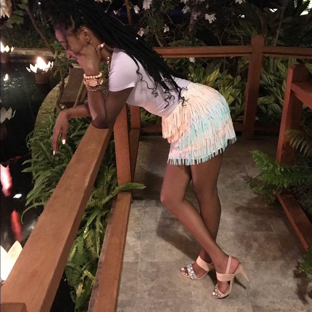 Multi-layered Mini Skirt